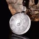 Taoism Five Sacred Mountains Yin Yang Liuli Crystal Balance Necklace Taoism Five Sacred Mountains Yin Yang Liuli Crystal Balance Necklace