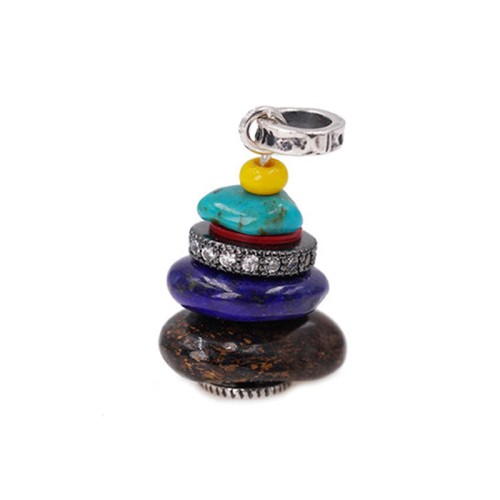 Zen Cairn Labradorite Crystal Calm Necklace Zen Cairn Labradorite Crystal Calm Necklace