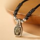 Tibetan 925 Sterling Silver Zakiram Goddess of Wealth Protection Necklace Tibetan 925 Sterling Silver Zakiram Goddess of Wealth Protection Necklace