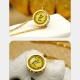 Tibetan Yellow God of Wealth Crystal Necklace Tibetan Yellow God of Wealth Crystal Necklace