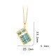 925 Silver Jade Abacus Abundance Necklace 925 Silver Jade Abacus Abundance Necklace