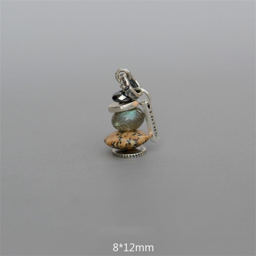 Zen Cairn Labradorite Crystal Calm Necklace Zen Cairn Labradorite Crystal Calm Necklace