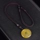 Taoism Five Sacred Mountains Yin Yang Liuli Crystal Balance Necklace Taoism Five Sacred Mountains Yin Yang Liuli Crystal Balance Necklace