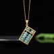 925 Silver Jade Abacus Abundance Necklace 925 Silver Jade Abacus Abundance Necklace