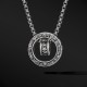 Tibetan Om Mani Padme Hum Peace Necklace Tibetan Om Mani Padme Hum Peace Necklace
