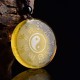 Taoism Five Sacred Mountains Yin Yang Liuli Crystal Balance Necklace Taoism Five Sacred Mountains Yin Yang Liuli Crystal Balance Necklace
