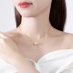 925 Silver Hetian White Jade Bamboo Leaf Necklace