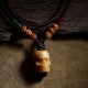 Tibetan Camel Bone Skull Protection Necklace Tibetan Camel Bone Skull Protection Necklace