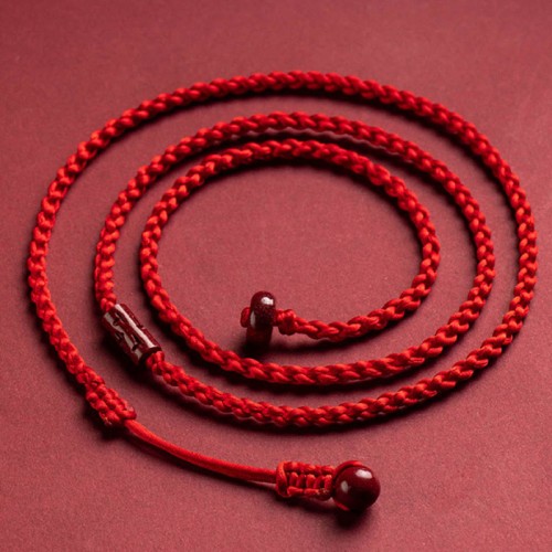 Natural Cinnabar Calm Blessing Belly Chain