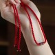 Natural Cinnabar Calm Blessing Belly Chain