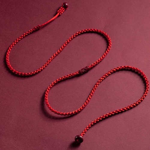 Natural Cinnabar Calm Blessing Belly Chain