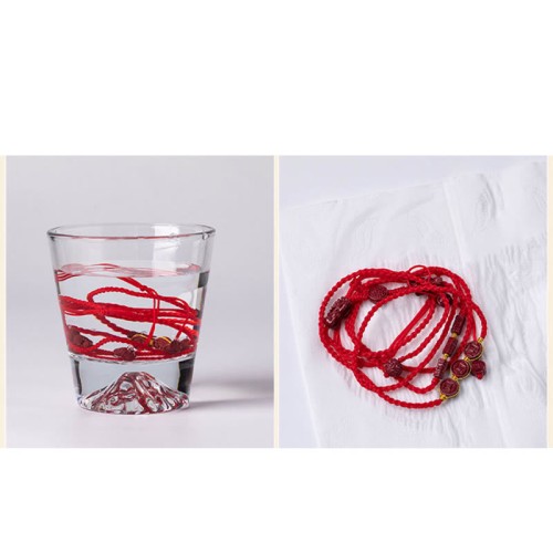 Natural Cinnabar PiXiu Blessing Belly Chain