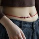 Natural Cinnabar PiXiu Blessing Belly Chain