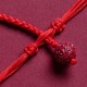Natural Cinnabar PiXiu Blessing Belly Chain
