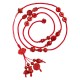 Natural Cinnabar Calm Blessing Belly Chain