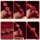 Natural Cinnabar Calm Blessing Belly Chain