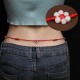 Zodiac Peach Wood Blessing Belly Chain
