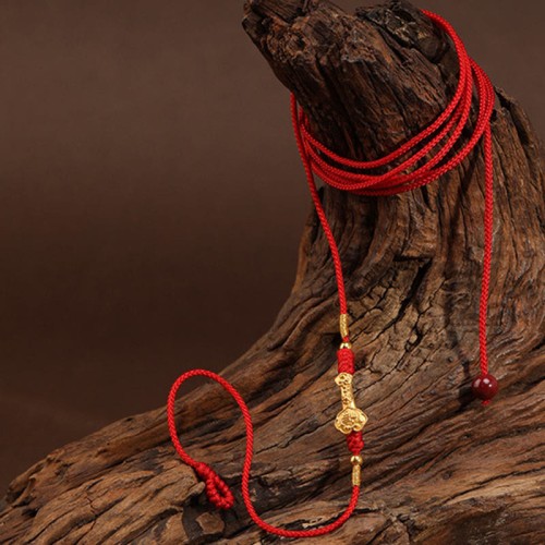 Buddha Stone 999 Gold Red String Belly Chain Buddha Stone 999 Gold Red String Belly Chain
