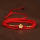 Buddha Stone 999 Gold Red String Belly Chain Buddha Stone 999 Gold Red String Belly Chain
