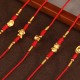 Buddha Stone 999 Gold Red String Belly Chain Buddha Stone 999 Gold Red String Belly Chain