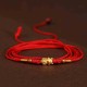 Buddha Stone 999 Gold Red String Belly Chain Buddha Stone 999 Gold Red String Belly Chain