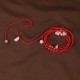 Zodiac Peach Wood Blessing Belly Chain