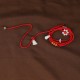 Zodiac Peach Wood Blessing Belly Chain