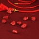 Natural Cinnabar Dragon Blessing Belly Chain