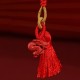 Natural Cinnabar Dragon Blessing Belly Chain