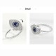 925 Sterling Silver Evil Eye Protection Ring