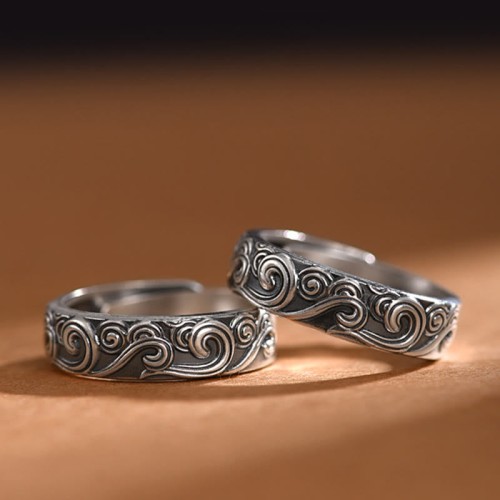 999 Silver Auspicious Clouds Blessing Ring 999 Silver Auspicious Clouds Blessing Ring