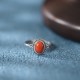 925 Sterling Silver Tibetan Turquoise Protection Ring