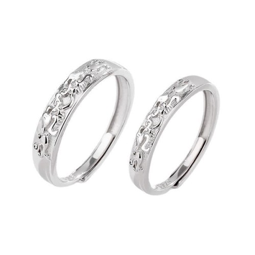 925 Silver PiXiu Balance Couple Ring