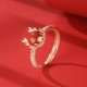 Flash Sale-925 Silver Year of the Dragon Cinnabar Red Agate Ring Set