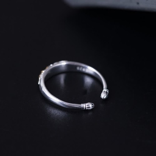 925 Silver Lotus Flower New Beginning Ring