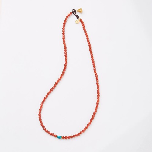 925 Sterling Silver Plated Gold Red Agate Confidence Set