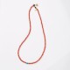 925 Sterling Silver Plated Gold Red Agate Confidence Set