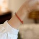 925 Sterling Silver Plated Gold Red Agate Confidence Set