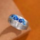 Blue Auspicious Clouds Wealth Ring Blue Auspicious Clouds Wealth Ring