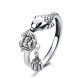 925 Silver Koi Lotus Success Ring 925 Silver Koi Lotus Success Ring
