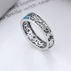 925 Sterling Silver Koi Lotus Luck Ring 925 Sterling Silver Koi Lotus Luck Ring