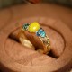 Amber Copper Auspicious Focus Ring Amber Copper Auspicious Focus Ring