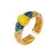 Amber Copper Auspicious Focus Ring Amber Copper Auspicious Focus Ring