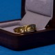 Golden Meditation Buddha Serenity Copper Ring Golden Meditation Buddha Serenity Copper Ring