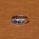 Blue Auspicious Clouds Wealth Ring Blue Auspicious Clouds Wealth Ring