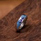 Blue Auspicious Clouds Wealth Ring Blue Auspicious Clouds Wealth Ring