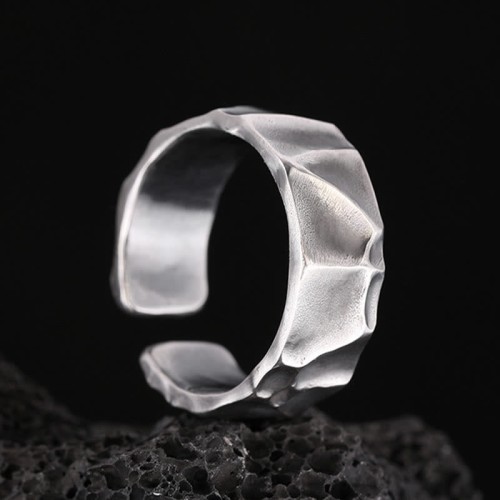 999 Silver Protection Adjustable Ring
