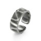 999 Silver Protection Adjustable Ring