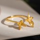 925 Sterling Silver Butterfly Love Ring