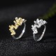 925 Silver Osmanthus Fragrans Ring